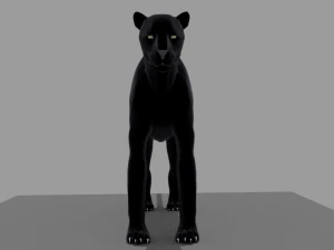 black panther 3D Model