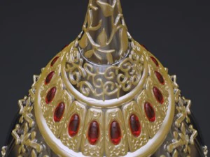 russian helmet for the parade 3D Model