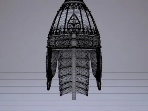 russian helmet for the parade 3D Model