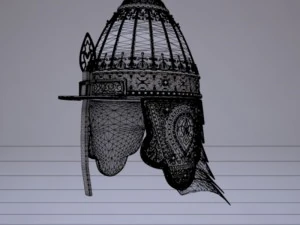 russian helmet for the parade 3D Model