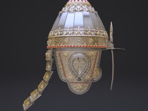russian helmet for the parade 3D मॉडल