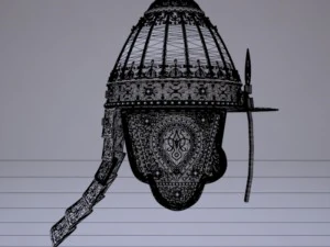 russian helmet for the parade 3D Model
