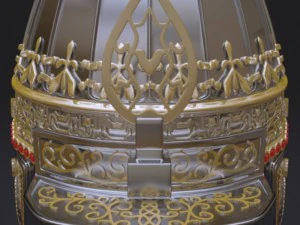 russian helmet for the parade 3D Model