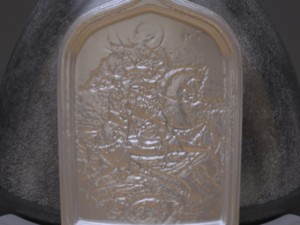 russian helmet with icon 3D Model