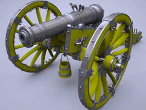 cannon unicorn 3D Model