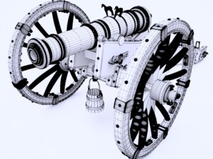 cannon unicorn Modelo 3D