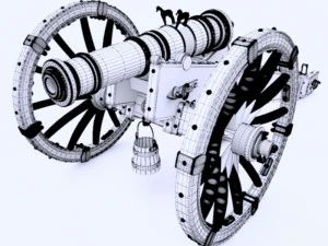 cannon unicorn 3D Model