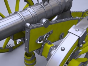 cannon unicorn Modelo 3D