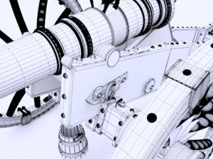 cannon unicorn Modelo 3D