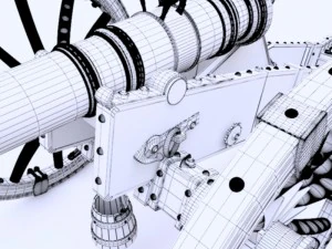 cannon unicorn 3D Model