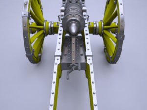 cannon unicorn Modelo 3D