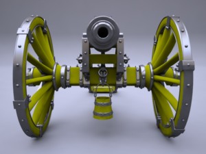 cannon unicorn Modelo 3D