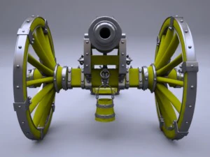 cannon unicorn 3D Model