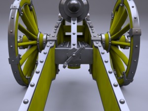 cannon unicorn Modelo 3D