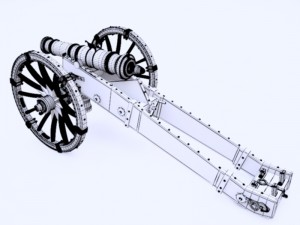 cannon unicorn Modelo 3D