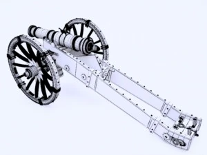 cannon unicorn 3D Model