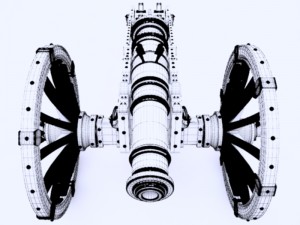 cannon unicorn Modelo 3D
