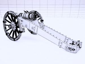cannon unicorn Modelo 3D