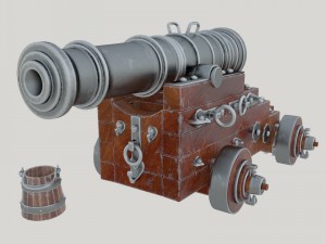 vessel cannon unicorn 3D Model