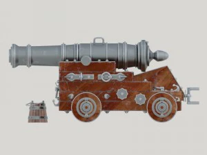 vessel cannon unicorn 3D Model