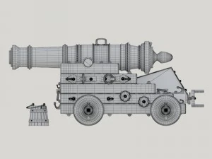 vessel cannon unicorn 3D Model