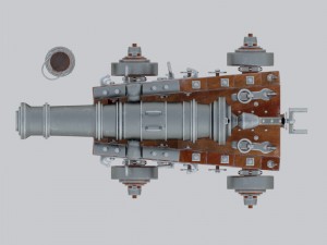 vessel cannon unicorn 3D Model
