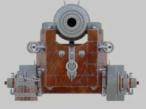 vessel cannon unicorn 3D Model