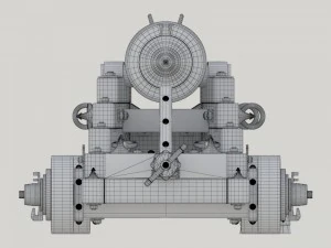 vessel cannon unicorn 3D Model