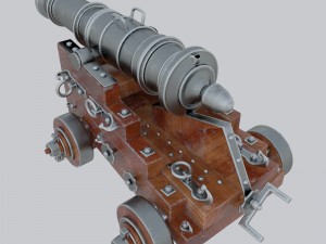 vessel cannon unicorn 3D Model