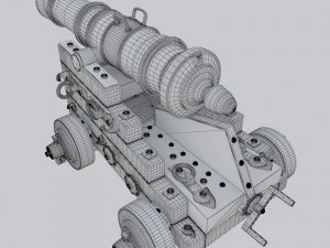 vessel cannon unicorn 3D Model
