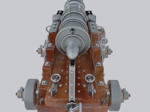 vessel cannon unicorn 3D Model
