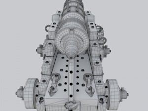 vessel cannon unicorn 3D Model