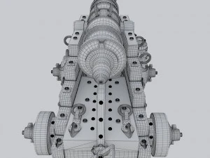 vessel cannon unicorn 3D Model
