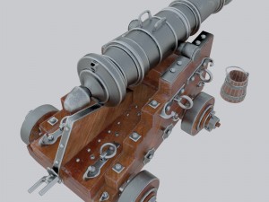 vessel cannon unicorn 3D Model