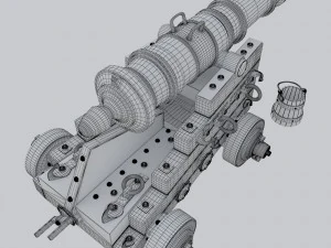 vessel cannon unicorn 3D Model