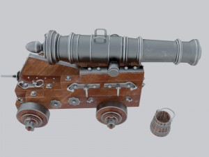 vessel cannon unicorn 3D Model