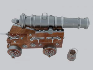 vessel cannon unicorn 3D Model