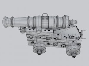 vessel cannon unicorn 3D Model