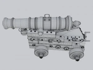 vessel cannon unicorn 3D Model