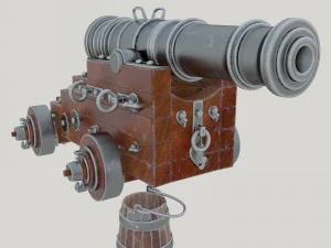 vessel cannon unicorn 3D Model