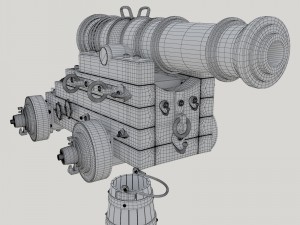 vessel cannon unicorn 3D Model