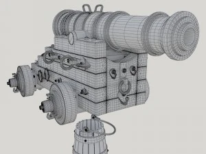 vessel cannon unicorn 3D Model