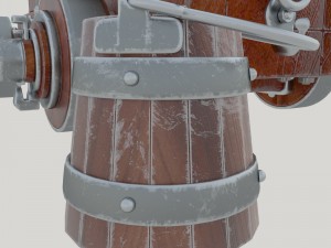 vessel cannon unicorn 3D Model