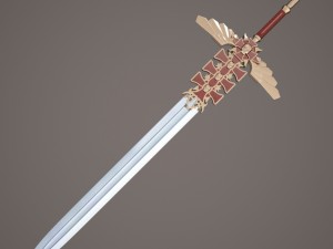 fantasy sword 3D मॉडल