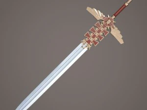 Fantasy-Schwert 3D Modell