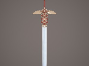 fantasy sword Model 3D