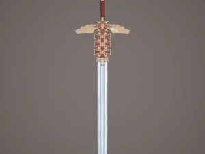 miecz fantasy Model 3D