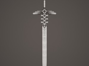 fantasy sword Model 3D
