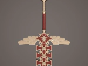 miecz fantasy Model 3D