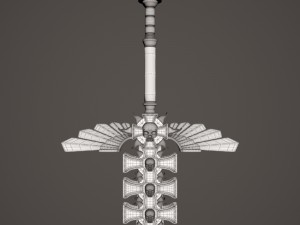 fantasy sword Model 3D